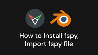 How to Install fspy, Use Fspy in Blender | MacOS | Windows