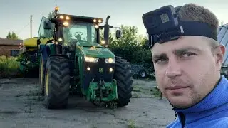 Эвакуация John Deere 8360R+DB55/ Проблемы с полицией