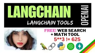 LangChain Tools | Free Web Search + Math Tool