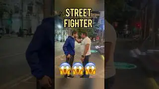 Self defence. Street Fighter. Power punch.