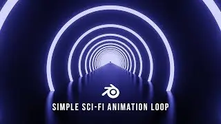 Blender - Simple Sci-Fi Animation Loop in Eevee | Blender 2.8