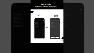 Difference between vh and dvh for height unit in css 