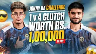 JONATHAN CHALLENGED LoLzZz TO CLUCH LAST SQUAD FOR 1 LAKH INR | BGMI HIGHLIGHT