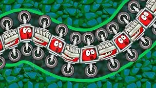 99999 КРАСНЫХ ШАРИКОВ в BAD PIGGIES - в игре Красный Шар и его Машинка Строим с Спуди - Red Ball 4