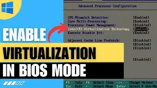 How to Enable Virtualization in BIOS on Windows 10 (Disable Fast Start First)