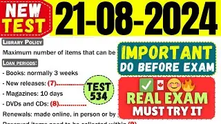 IELTS Listening Practice Test 2024 with Answers | 21.08.2024 | Test No - 535