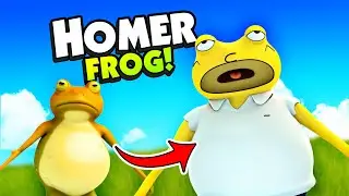 I Became HOMER Frog and Found a Secret Temple! - Amazing Frog?