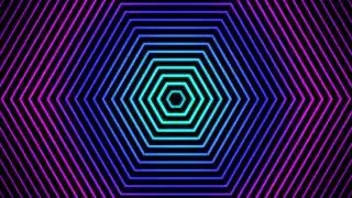 Abstract neon lines tunnel relaxing background video screensaver wallpaper