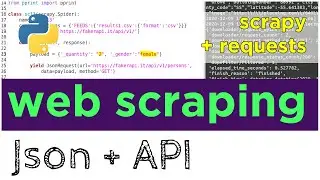 Scrapy tutorial : how to use JsonRequest | API Requests & Python Requests examples for web scraping