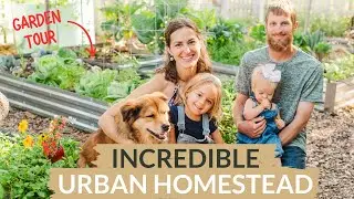 Central South Florida Food Forest (2 Year Urban Homestead Garden Tour)