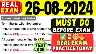 IELTS Listening Practice Test 2024 with Answers | 26.08.2024 | Test No - 838