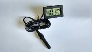 Mini Digital Thermometer Hygrometer Humidity LCD Monitor Probe for Egg Incubator