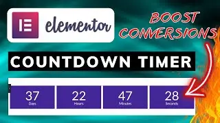 Use The Elementor Countdown Timer To Boost Conversions!