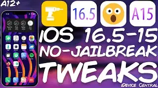 iOS 15 - 16.5 JAILBREAK A12+ News: GRAB THIS NOW! New Tweaks / Themes No Jailbreak! Cowabunga Lite