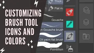 How to Customize Brush Icons in Clip Studio Paint (formerly Manga Studio) 2021