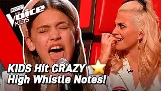 AMAZING High Notes on The Voice Kids 😱