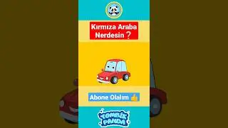 Kırmızı Araba 🎶👏 #shorts #kırmızıaraba #çizgifilm #bebek #eğitici #bebekşarkıları #okulöncesi