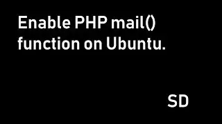 Enable PHP mail() function on Ubuntu