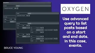 List posts by a date custom field - events shown as current, future and past events - advanced query